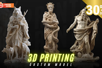 sculpt high quality 3d model, character, figure, toys for 3d printing in blender