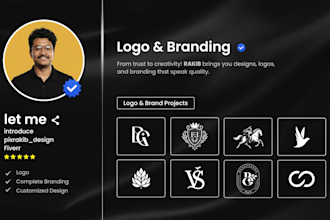 design modern minimalist initial personal brand and fashion logo luxury identity