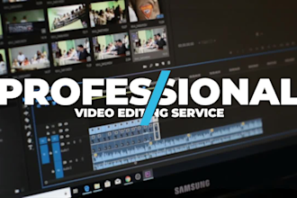 do professional youtube video editing for a cheap price