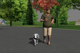 create 3d cartoon animation for you