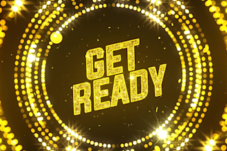 create award, event, party or wedding invitation video