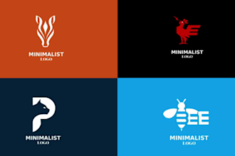design a clever negative space, minimalist logo in 24 hours