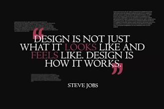 create this typography video in HD