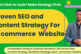 create ecommerce SEO and content strategy to get 2x sales