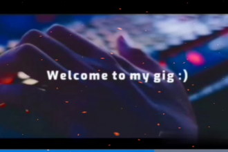 create stunning intro or outro and product launching video