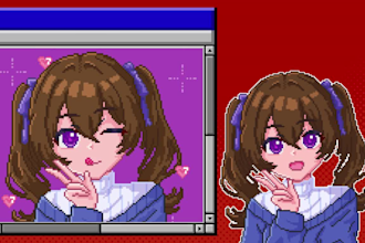 create pixel art portrait or avatar for your character or concept