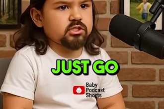 do viral ai baby talking video, ai baby podcast,ai talking avatar and ai podcast