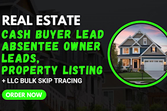 pull new homeowner realtor lead cash buyer llc property owner real estate lead