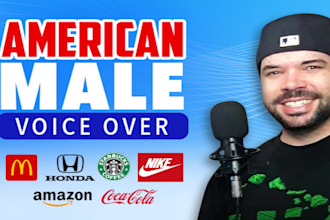 record an american male voice over