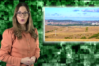 film a green screen or TV studio video