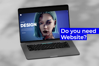 do full website creation with responsive design