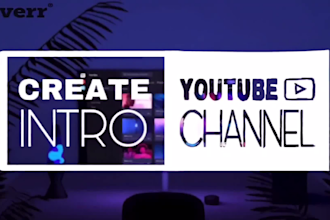 do youtube intro, opening, or video trailer