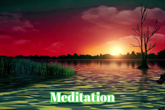 create exclusive relaxing and meditation video HD