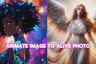 make alive loop image animation, image to alive