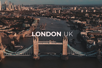 provide professional aerial video and photography of london