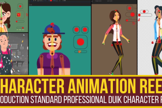 do professional 2d rigging and character animation