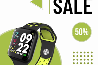 offer unlimited ecommerce product on sale or ecommerce product promo ad
