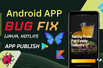 fix bugs and error in android apps java, kotlin and publish