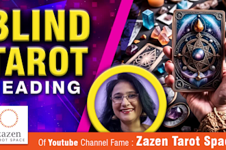 do a detailed blind tarot card reading for love relationships career finance