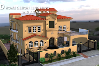 design realistic 3d house modeling in blender