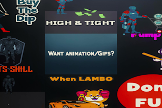 create amazing animated telegram stickers, emojis , gif