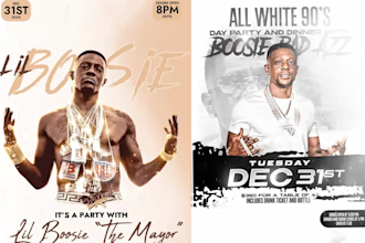 create an awesome animated motion flyer and poster