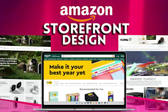 do amazon storefront design, amazon ebc design, amazon storefront