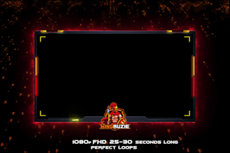 design animated webcam overlay with dope effects