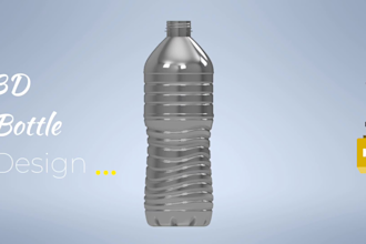 design 3d mechanical parts,injection and blowing molds, with autodesk inventor