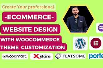 do wordpress website, ecommerce website, business website by woodmart xstore