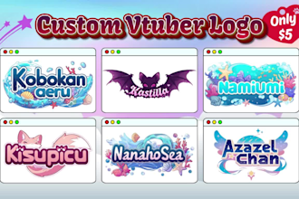 design a logo for vtuber and streamer online