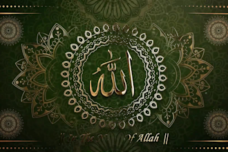 create islamic muslim premium or any kind of wedding invitation video