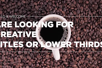 add titles, lower thirds, and callouts to your video in 24hrs