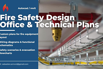 create fire safety and evacuation plans in autocad or revit