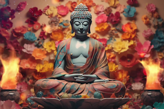 create HD meditation music video youtube format