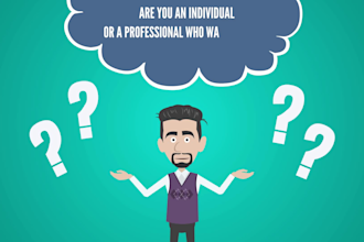create an english 2d animated explainer video for your work