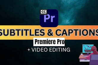 do professional subtitle or closed caption for your video