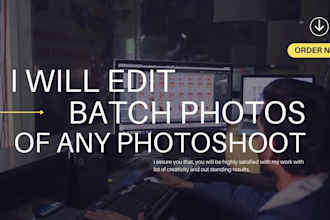 do wedding batch photo editing and image processing