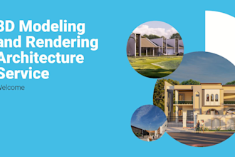 do 3d exterior, interior architecture modeling and rendering