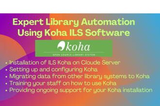 install koha, dspace open source library software for your institution today