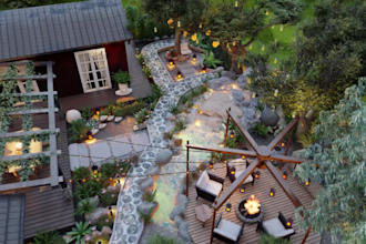 do landscape design,rooftop,garden and pool side renderings