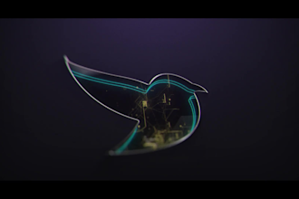 do this vortex 3d animation video in 4k