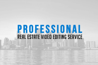 do professional real estate video editing