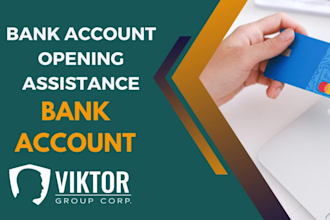 assist with opening a corporate bank account in US