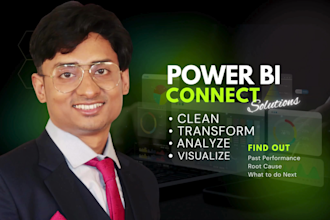 be your data analyst for power bi dashboard and data visualization