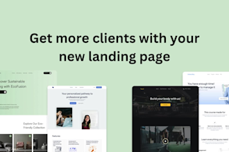 design landing page ui in figma