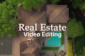 do real estate video editing for realtors professionally