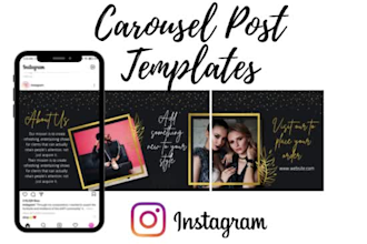 design instagram carousel and facebook carousel for ads