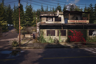 create 3d game environment level and map design with game ready assets
