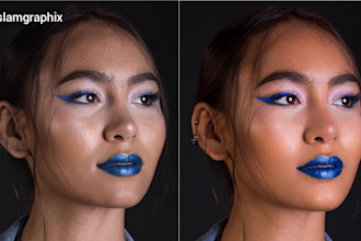 do photo editing and portrait photo retouching